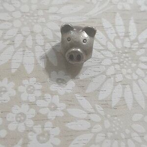 Pandora Sterling Silver Pig Piggy Animal Charm Bead